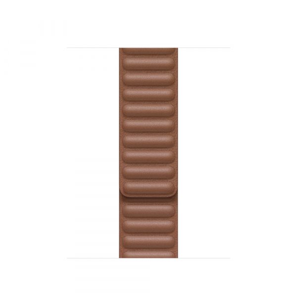 40mm Saddle Brown Leather Link - Small