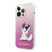 Karl Lagerfeld - Choupette Cat Eat - iPhone 13 Pro Max Hard Case - Pink