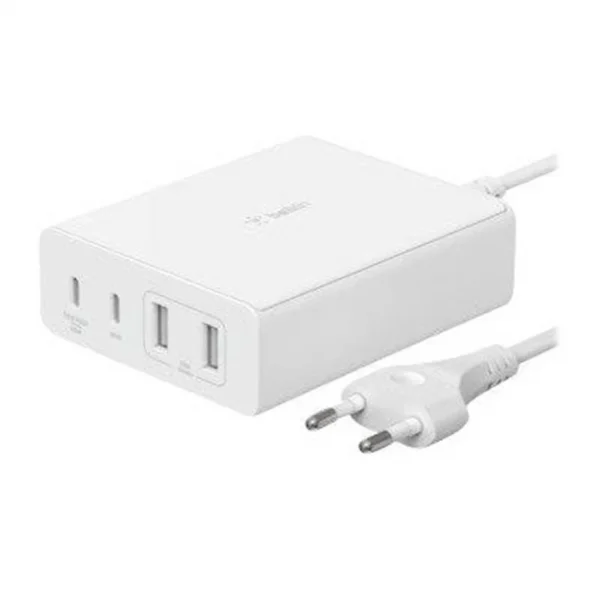 מטען קיר מהיר עם 2 יציאות USB-C ו-2 USB-A