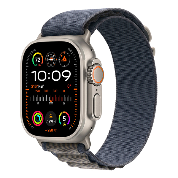 Apple Watch Ultra 2 GPS + Cellular, 49mm Titanium Case with Alpine Loop
