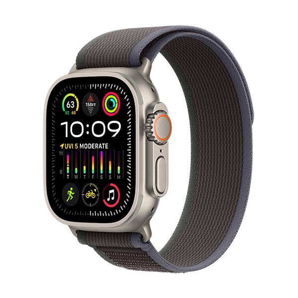 Apple Watch Ultra 2 GPS + Cellular, 49mm Titanium Case with Trail Loop