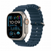 Apple Watch Ultra 2 GPS + Cellular, 49mm Titanium Case with Ocean Band