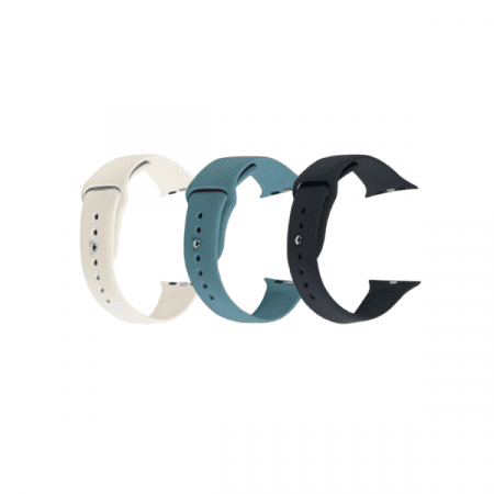 Black /Starlight / Teal Blue sport band