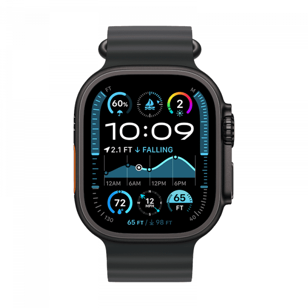 Apple Watch Ultra 2 GPS + Cellular 49mm Titanium Case with Ocean Band