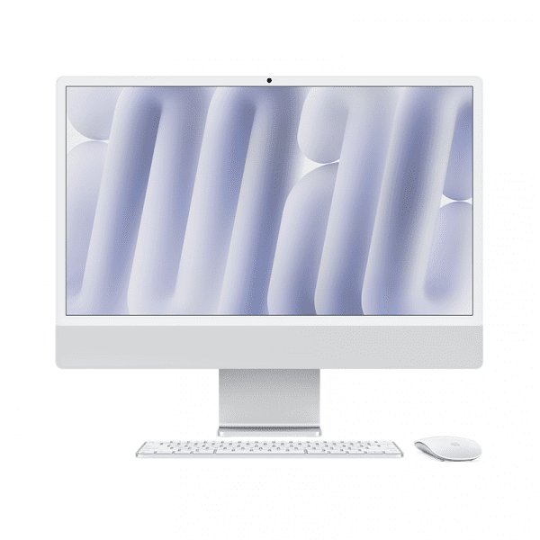24-inch iMac with Retina 4.5K display: Apple M4 chip with 10‑core CPU and 10‑core GPU, 16GB, 256GB SSD